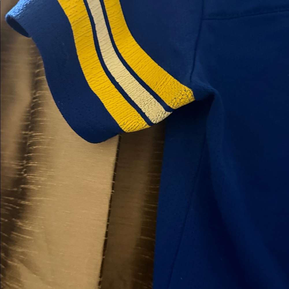 NBA Royal Blue Jersey with Yellow Script - Picture 8 of 9